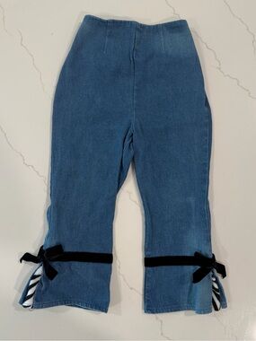 Copper Key Girls' flare Denim Capris